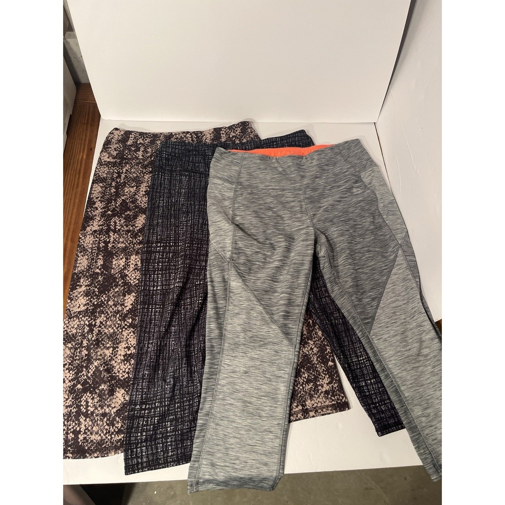 RBX Women's Cropped Leggings Lot of 3 Athletic Yoga Workout Pants